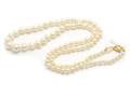 Pärlcollier 46cm lås