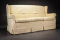 Tre-pers. overpolstret sofa 