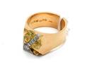 Ring med diamanter