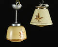 2 st taklampor, 193040-tal