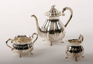 Dansk kaffeservice af sølv 1952, 3