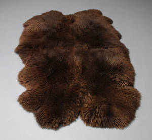 Tæppe af lammeskind