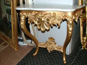 Konsolbord, Nyrokoko