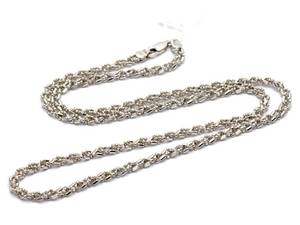 Halskedja vitguld 18K