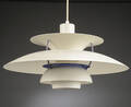 Poul Henningsen. PH5 pendel, hvid