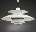 Poul Henningsen. PH5 pendel, hvid
