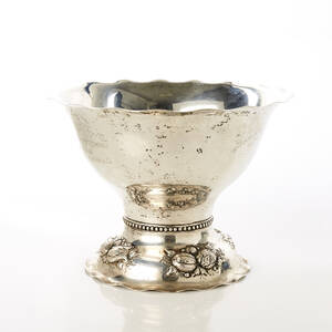 Skål silver CG Hallberg