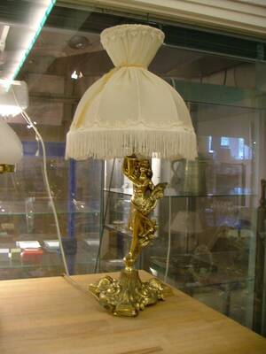 Bordslampa, mässing