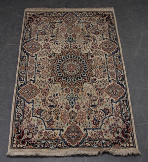Persisk Nain med silke 194x118.cm