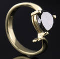 Solitaire ring ca. 0.90 ct.