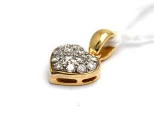 Hänge hjärta 18K