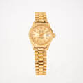 Rolex Datejust damarmbandsur i 18 k guld 