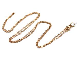 Halskedja 14K 55cm