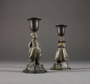 Stager, patineret messing, 1800-tallet 2