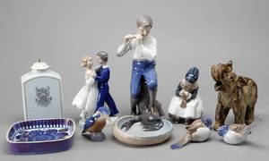 Kgl. P. samt Bing Grøndahl. Diverse figurer 10