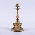 LJUSSTAKE, brännförgylld brons, 1800-talets senare del.