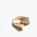 Ring 18 k guld med diamanter
