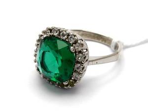 Ring silver med