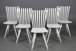 Johannes Foersom  Peter Hiort Lorenzen. Sæt på fem Mikado stole. 5