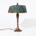Bordslampa koppar 1900-talets första hälft
