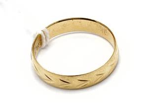 Ring 18K graverad