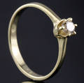 Solitaire ring ca. 0.27 ct.