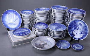 BG, Royal Copenhagen. Samling platter