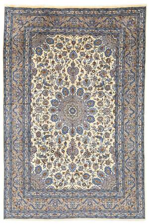 Kashan, håndknyttet tæppe, 293x196 cm.