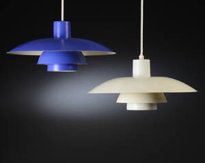 Poul Henningsen. Par PH 43 pendel. 2