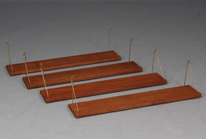 Dansk møbelproducent. Hylder, teak 4