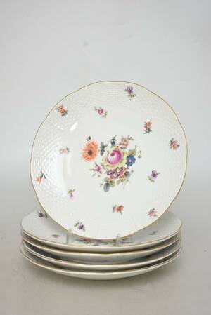 5st Tallrikar Herend