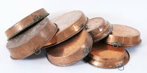 Formar i koppar 7st, 181900-tal