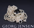 Georg Jensen - Sphere - halskæde med vedhæng med røgkvarts 