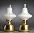 Henning Koppel. Et par petroleumslampe model Petronella 2 