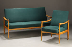 Fritz Hansen. Lænestol samt tre-pers. sofa 2 Denne vare er sat til omsalg under nyt varenummer 4170245