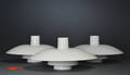 Poul Henningsen. Tre PH4 pendler. 3
