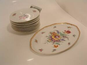 Assietter, 1 st. rosenthal   bricka