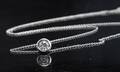 Pendant set with a brilliant cut diamond 0.30ct
