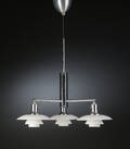 Poul Henningsen. PH stammekrone med forkromet stel