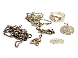 Parti silver, skadat