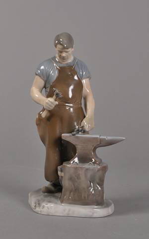 BG - smed i porcelæn - nr. 2225 1. sort.