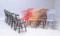 Samling pindestole. 21