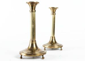 LJUSSTAKAR, 1 par, Gustaviansk stil, 1900 - tal