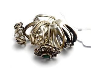 Ringar 5st silver