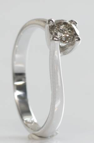 Solitairering, ca. 0.52 ct.
