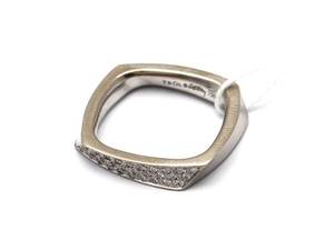 Ring vitguld 18K