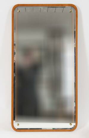 Spegel i teak, 195060-tal