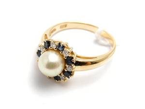 Ring med pärla