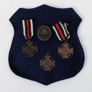 MEDALJER, 4 st, Hederskorset 1914-1918 samt Sårad i strid, Tyskland