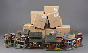 Diverse redekasser til småfugle